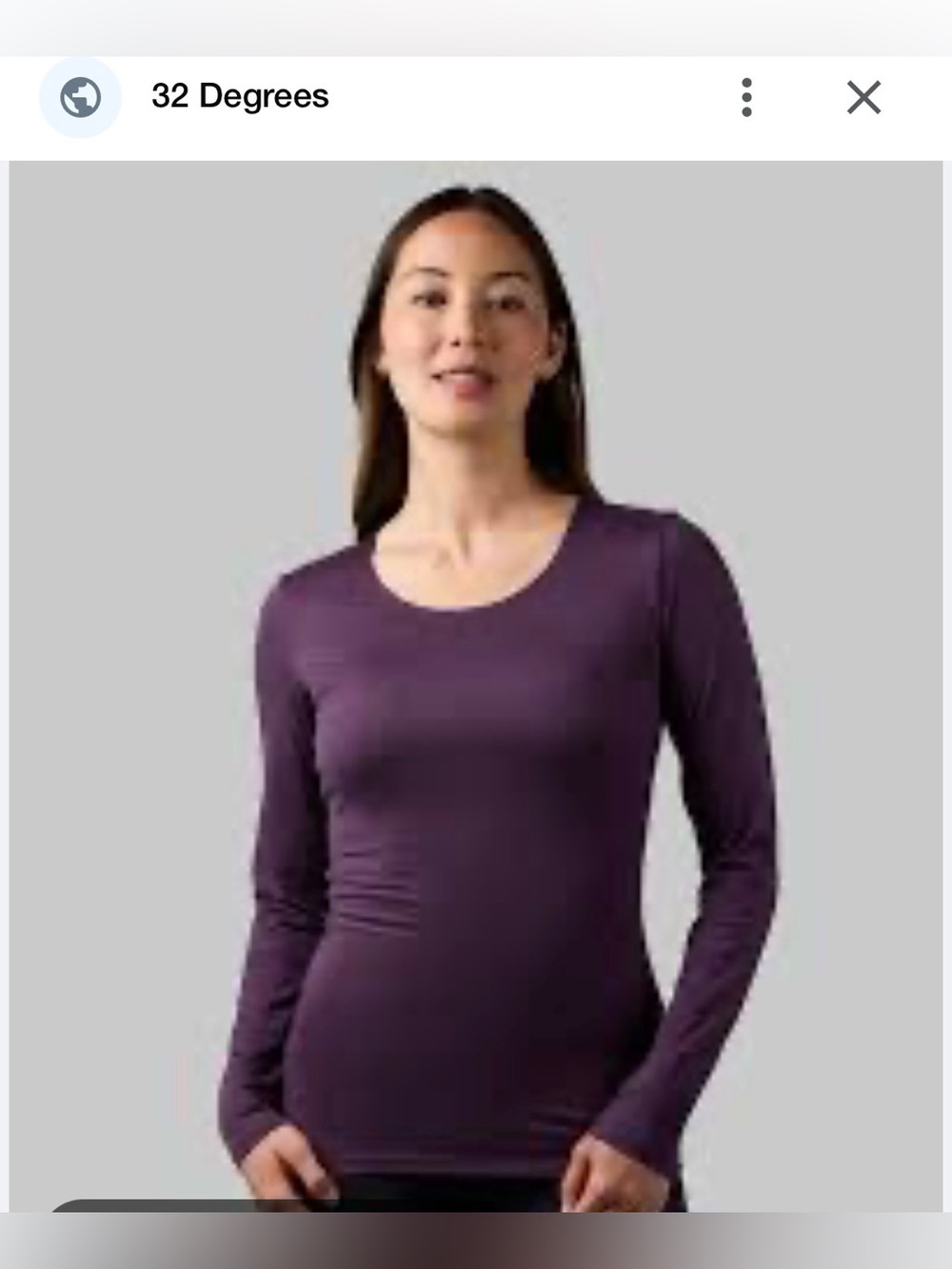 3for1: 32 Degrees Women's Long-Sleeve Scoop Neck Base Layer